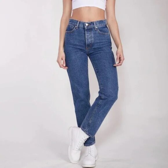 Revice The Ex Boyfriend Jean Friend Zone Medium Blue Denim Wash, Size 28 - Picture 1 of 12